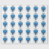 Skydiving Bereikte De Hemel Skydiver Cadeaupapier (Vlak)