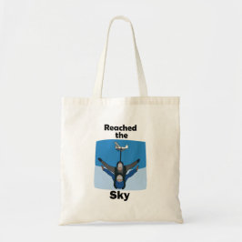 Skydiving Bereikte De Hemel Skydiver Verjaardag Tote Bag