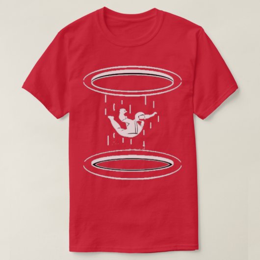 Skydiving binnenshuis bodyflight t-shirt (Design voorkant)