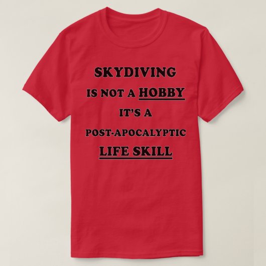 Skydiving Birthday Christmas Gift Present T-shirt (Design voorkant)