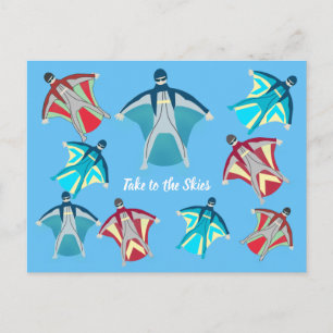 Skydiving Briefkaart