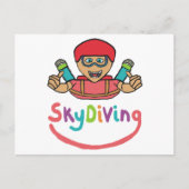 Skydiving Briefkaart (Voorkant)