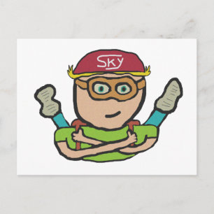Skydiving Briefkaart