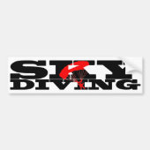 Skydiving Bumpersticker (Voorkant)