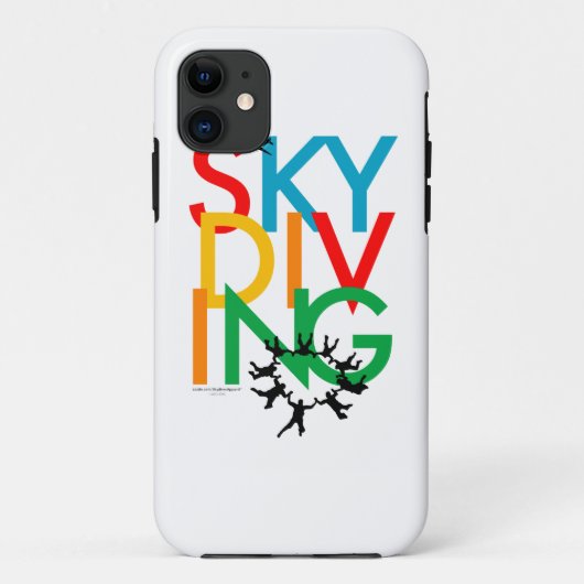 Skydiving Case-Mate iPhone Case (Achterkant)