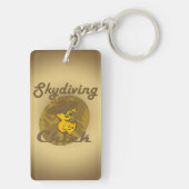Skydiving Chick #6 Sleutelhanger (achterkant)