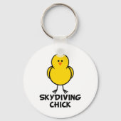 Skydiving Chick Sleutelhanger (Voorkant)
