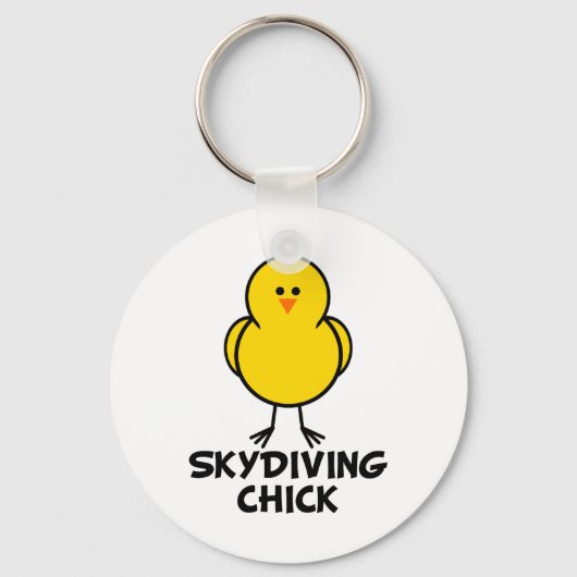 Skydiving Chick Sleutelhanger (Voorkant)