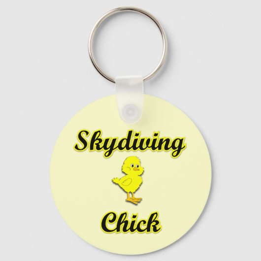 Skydiving Chick Sleutelhanger (Voorkant)