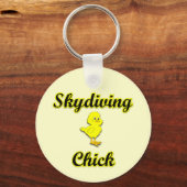 Skydiving Chick Sleutelhanger (Voorkant)