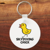 Skydiving Chick Sleutelhanger (Voorkant)