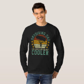 Skydiving Dad Parachuting Skydiver Vaderdag T-shirt (Voorkant volledig)