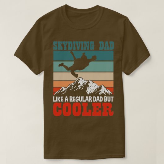 Skydiving Dad T-shirt (Design voorkant)