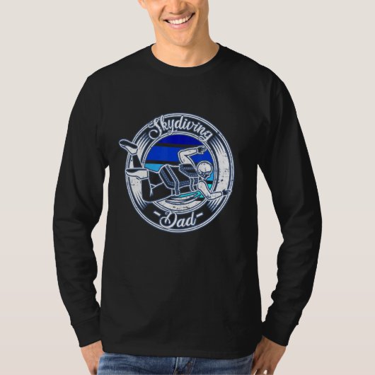 Skydiving Dad T-shirt (Voorkant)