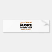 Skydiving design bumpersticker (Voorkant)