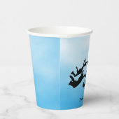 Skydiving Design Cup Papieren Bekers (Rechts)
