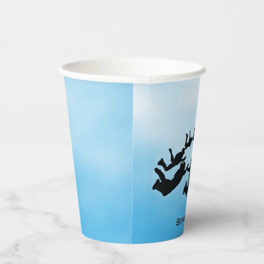 Skydiving Design Cup Papieren Bekers (Rechts)