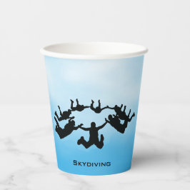 Skydiving Design Cup Papieren Bekers