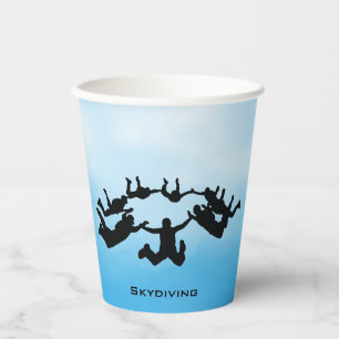Skydiving Design Cup Papieren Bekers