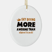 Skydiving design keramisch ornament (Rechts)