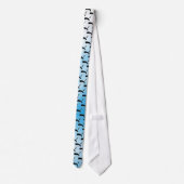 Skydiving Design Necktie Stropdas (Achterkant)