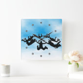 Skydiving Design Wall klok (Huis)