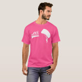 Skydiving Evolution Cool Parachute T-shirt (Voorkant volledig)