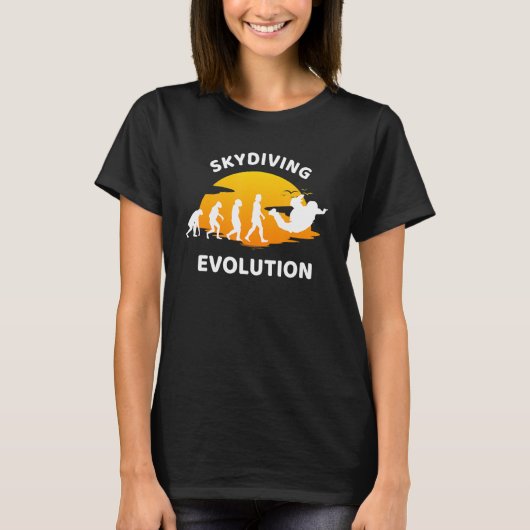 Skydiving Evolution Flying Outfit Skydiving Gear T-shirt (Voorkant)
