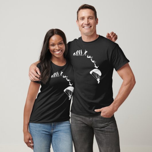 Skydiving Evolution Parachute T-shirt (Unisex)