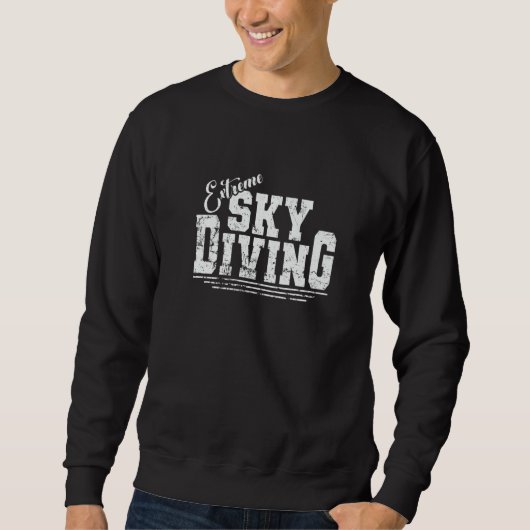 Skydiving Extreme Sky Diving Premium Trui (Voorkant)