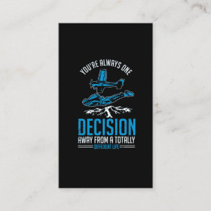 Skydiving Extreme Sport Lover Hobby Paraglider Visitekaartje