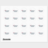 Skydiving Fanatic Ronde Sticker (Vel)