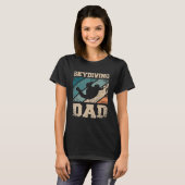 Skydiving Father Dad T-shirt (Voorkant volledig)