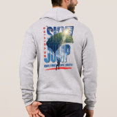 Skydiving-Feel Freedom Above Clouds | Men Full-zip Hoodie (Achterkant)