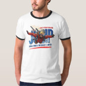 Skydiving-Feel Freedom Above Clouds | Men's Ringer T-shirt (Voorkant)