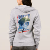Skydiving-Feel Freedom Above Clouds | Women F-zip Hoodie (Achterkant)