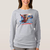 Skydiving-Feel Freedom Above Clouds | Women L.S T-shirt (Voorkant)