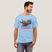 Skydiving-Feel Freedom Above the Clouds | Aldult T-shirt (Voorkant volledig)