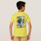 Skydiving-Feel Freedom Above the Clouds | Kids T-shirt (Achterkant volledig)