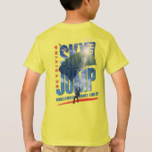 Skydiving-Feel Freedom Above the Clouds | Kids T-shirt (Achterkant)