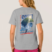 Skydiving-Feel Freedom Above the Clouds | Kids T-shirt (Achterkant)