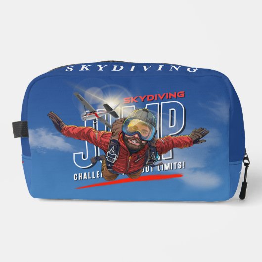 Skydiving-Feel Freedom Above the Clouds | Men Toilettasje (Voorkant)