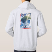 Skydiving-Feel Freedom Above the Clouds | Men's Hoodie (Achterkant)