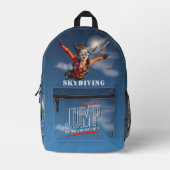 Skydiving-Feel Freedom Above the Clouds | Women Bedrukte Rugzak (Voorkant)