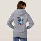 Skydiving-Feel Freedom Above the Clouds | Women Hoodie (Achterkant volledig)
