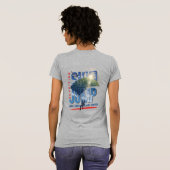Skydiving-Feel Freedom Above the Clouds | Women T-shirt (Achterkant volledig)