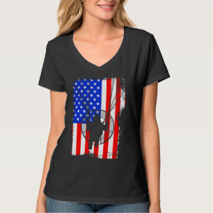 Skydiving Flag Paragliding Paramotor Shirt