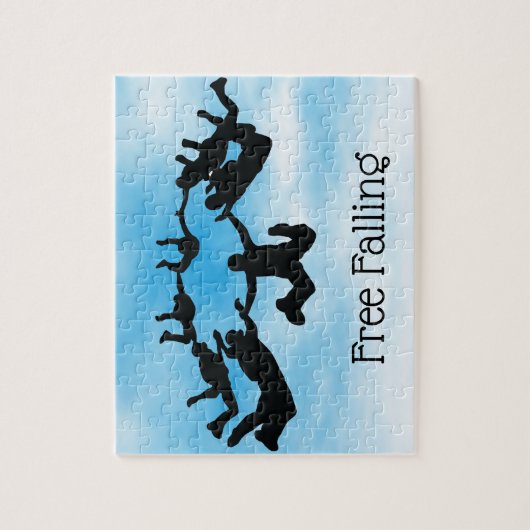 Skydiving Free Falling Design Jigzaag Puzzle Legpuzzel (Verticaal)