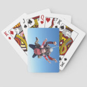 Skydiving Fun Pokerkaarten (Achterkant)