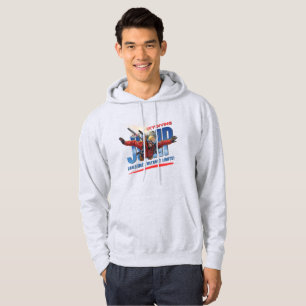 Skydiving-Gevoel van vrijheid boven de wolken He Hoodie